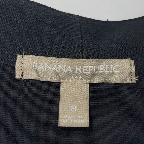 Banana Republic Womens V-Neck Blouson Sleeveless Pencil Knit Dress Green Blue Si - Picture 6 of 10